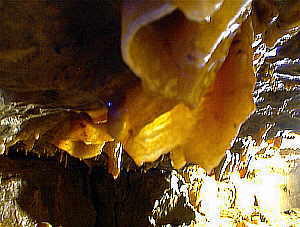 Vorhang in der Schillathöhle